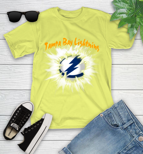Tampa Bay Lightning NHL Hockey Adoring Fan Rip Sports Youth T-Shirt 10
