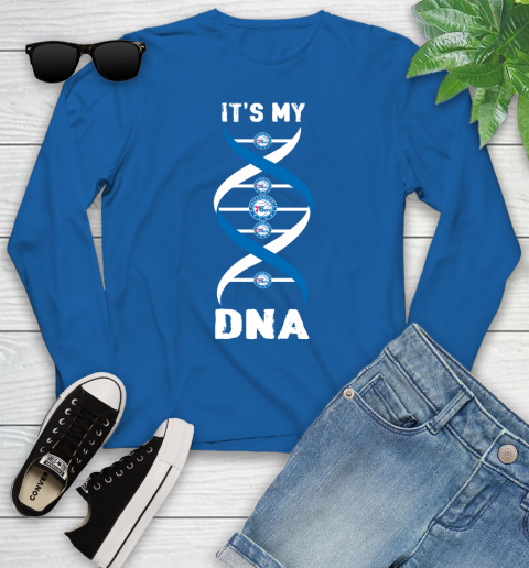 Philadelphia 76ers NBA Basketball It's My DNA Sports Youth Long Sleeve 10