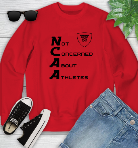 Not Concerned About Athletes Youth Sweatshirt 5