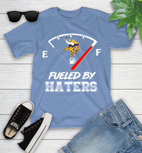 Minnesota Vikings NFL Football Fueled By Haters Sports Youth T-Shirt 15