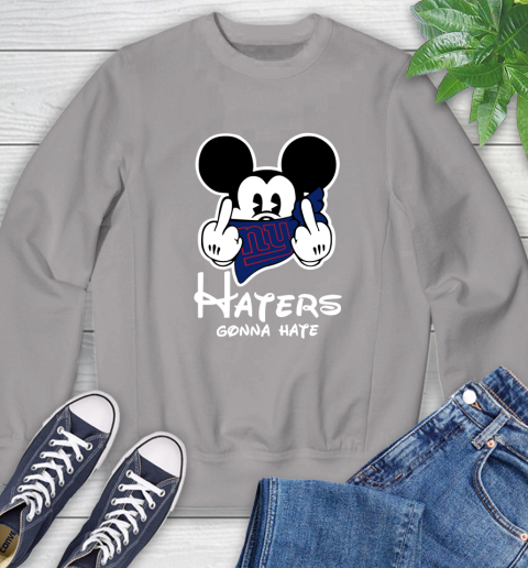 NFL New York Giants Haters Gonna Hate Mickey Mouse Disney Football T Shirt Sweatshirt 5