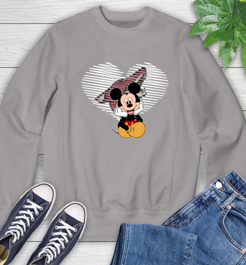 NHL Arizona Coyotes The Heart Mickey Mouse Disney Hockey Sweatshirt 5