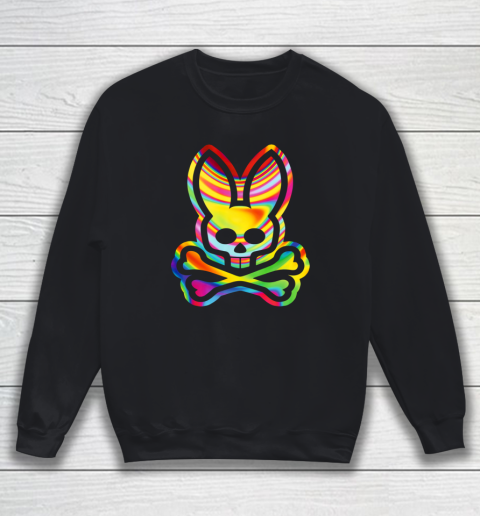 Psychedelic Bunny Psycho Bunny Sweatshirt