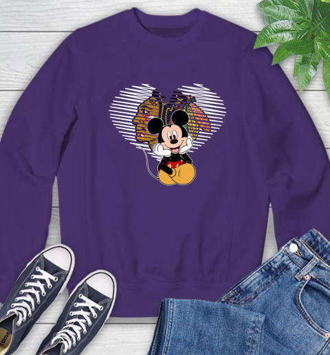 NHL Chicago Blackhawks Carolina Hurricanes The Heart Mickey Mouse Disney Hockey Sweatshirt 4