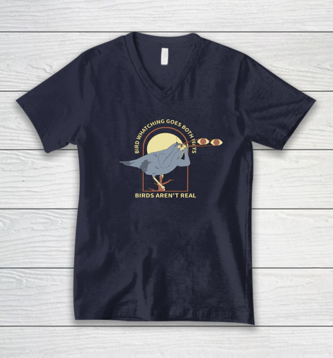 Birds Aren't Real V-Neck T-Shirt 2