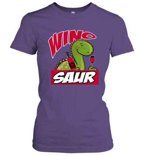 Wino Saur Dinosaur Shirt Funny Birthday Gift Women Tee
