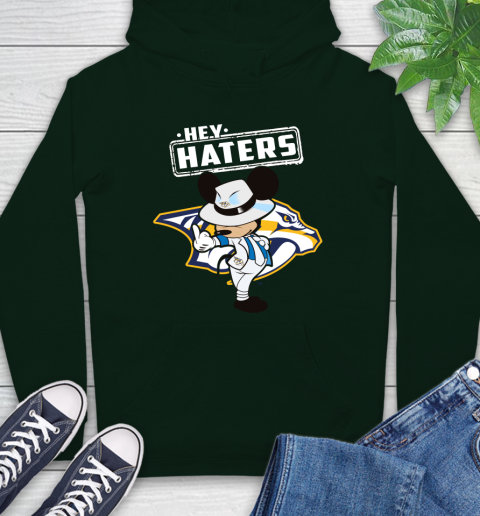 NHL Hey Haters Mickey Hockey Sports Nashville Predators Hoodie 12