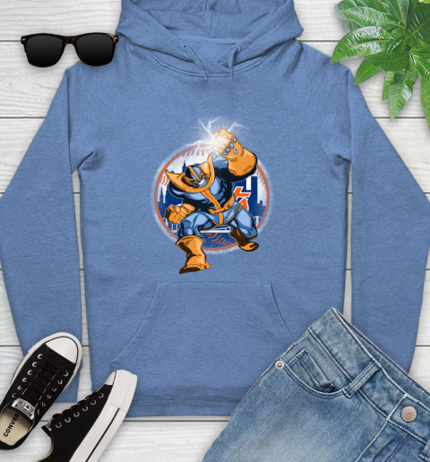 New York Mets MLB Baseball Thanos Avengers Infinity War Marvel Youth Hoodie 13