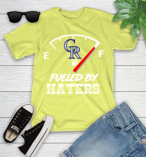 Colorado Rockies MLB Baseball Fueled By Haters Sports Youth T-Shirt 10