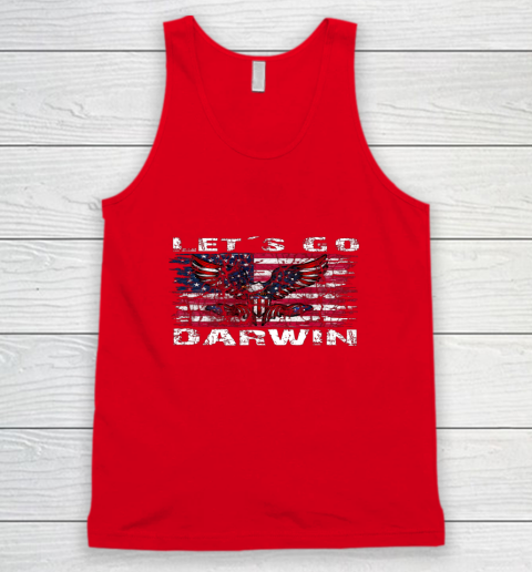 Let's go Darwin America Flag Eagle Tank Top 9