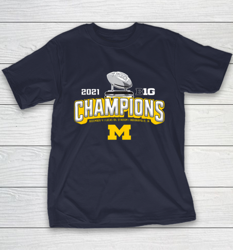 Michigan Big Ten 2021 East Division Champions Youth T-Shirt 10