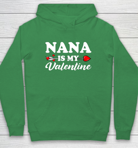 Funny Nana Is My Valentine Matching Family Heart Couples Hoodie 13