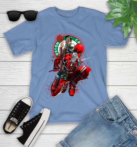 Nba Deadpool Marvel Comics Sports Basketball Boston Celtics Youth