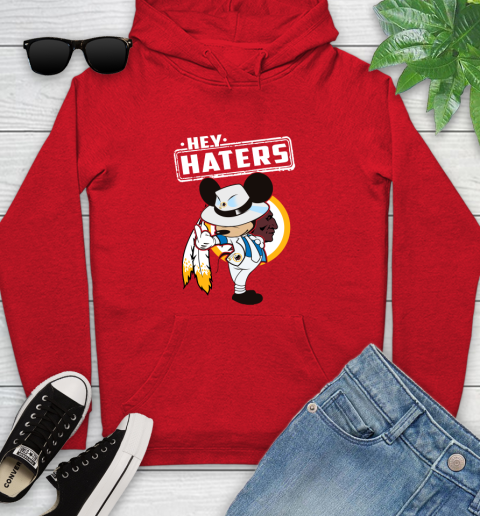NFL Hey Haters Mickey Football Sports Washington Redskins Youth Hoodie 12