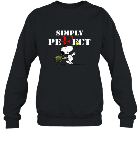 Roger Federer Snoopy Simply Perfect Shirt Sweatshirt
