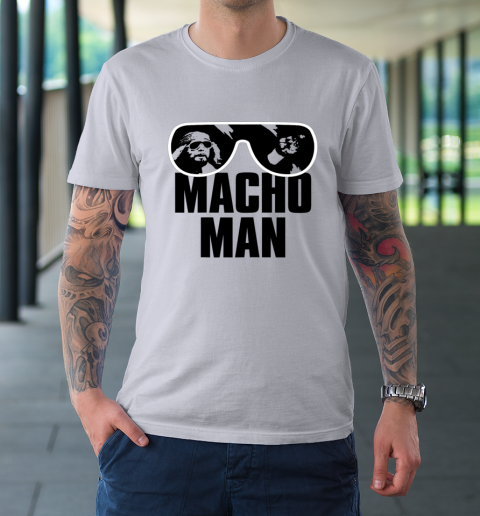 Macho Man Shirt Savage Sunglasses Graphic T-Shirt 3