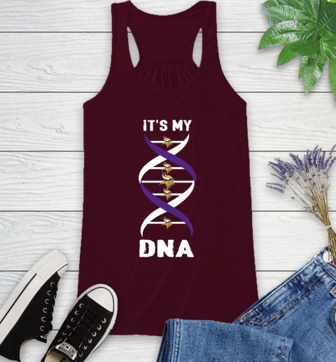 Minnesota Vikings NFL Football It's My DNA Sports Racerback Tank 2