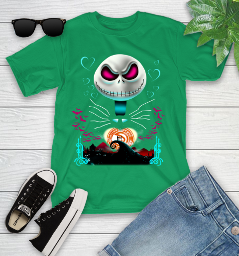 NBA Atlanta Hawks Jack Skellington Sally The Nightmare Before Christmas Basketball Sports_000 Youth T-Shirt 8