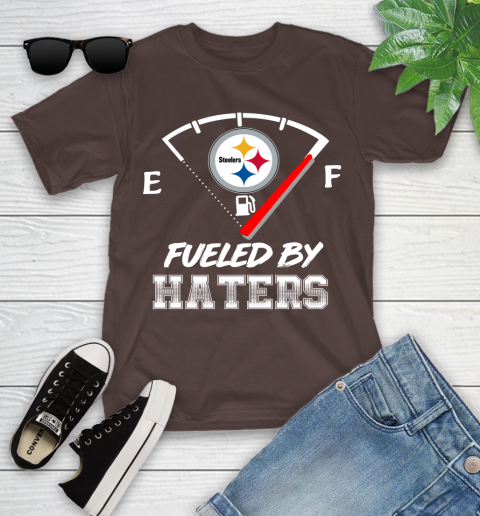 Pittsburgh Steelers NFL Football Fueled By Haters Sports Youth T-Shirt 7