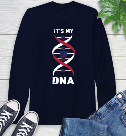 New York Jets NFL Football It's My DNA Sports (2) Long Sleeve T-Shirt 3
