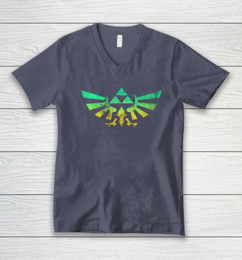 Triforce Shirt Legend of Zelda V-Neck T-Shirt 6