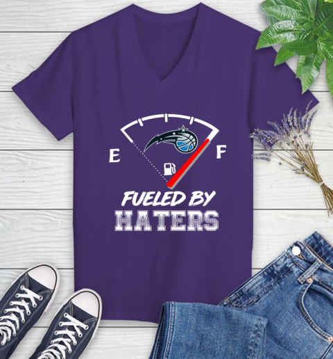 Orlando Magic NBA Basketball Fueled By Haters Sports Women's V-Neck T-Shirt 3
