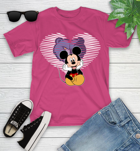 NBA Memphis Grizzlies The Heart Mickey Mouse Disney Basketball Youth T-Shirt 11