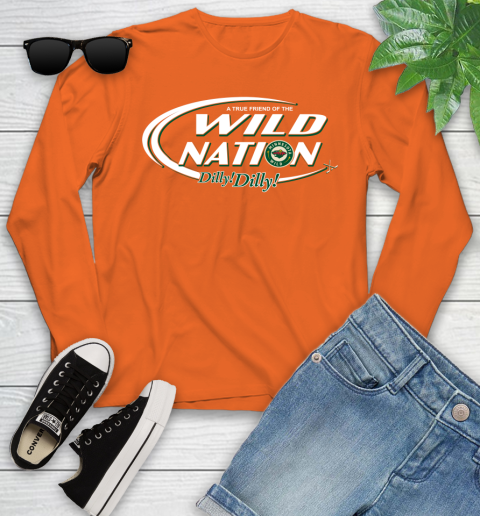 NHL A True Friend Of The Minnesota Wild Dilly Dilly Hockey Sports Youth Long Sleeve 3