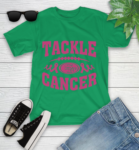 San Francisco 49ers Tackle Breast Cancer Youth T-Shirt 6