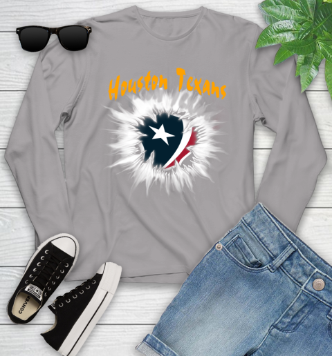 Houston Texans NFL Football Adoring Fan Rip Sports Youth Long Sleeve 5