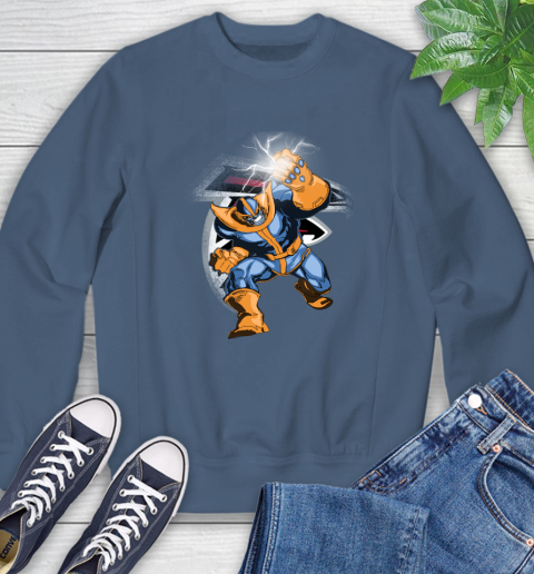 Atlanta Falcons NFL Football Thanos Avengers Infinity War Marvel Sweatshirt 8