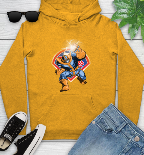 Philadelphia Phillies MLB Baseball Thanos Avengers Infinity War Marvel Youth Hoodie 2