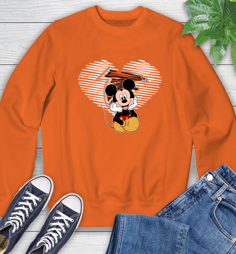 NFL Atlanta Falcons The Heart Mickey Mouse Disney Football T Shirt_000 Sweatshirt 3