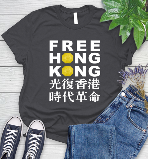 Free Hong Kong Women's T-Shirt 8