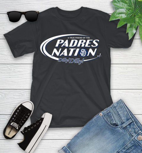 MLB A True Friend Of The San Diego Padres Dilly Dilly Baseball Sports Youth T-Shirt