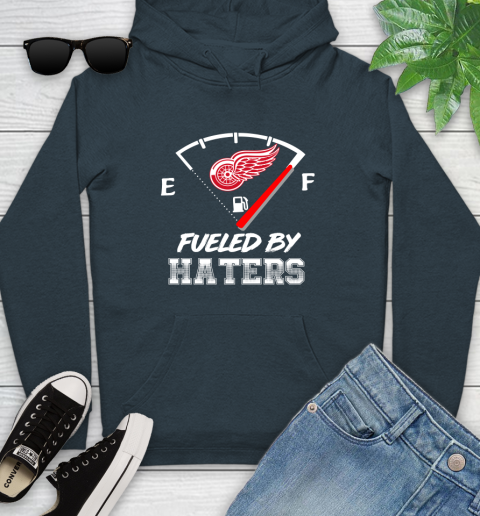Detroit Red Wings NHL Hockey Fueled By Haters Sports Youth Hoodie 10