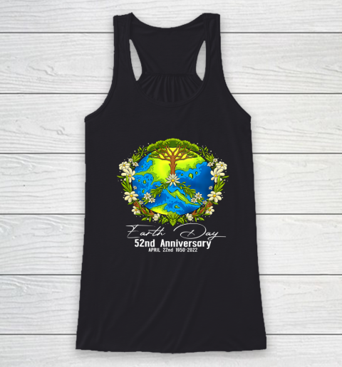 Earth Day 2022 52nd Earth Day Racerback Tank