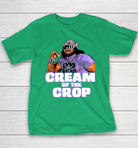Macho Man Cream Of The Crop Funny Meme WWE Youth T-Shirt 13