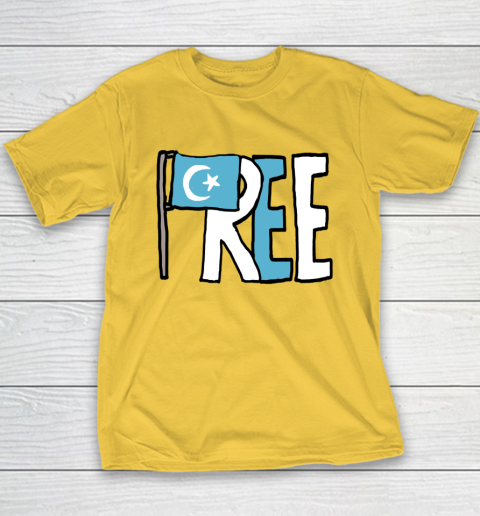 Free the Uyghurs Support Uighur Youth T-Shirt 4