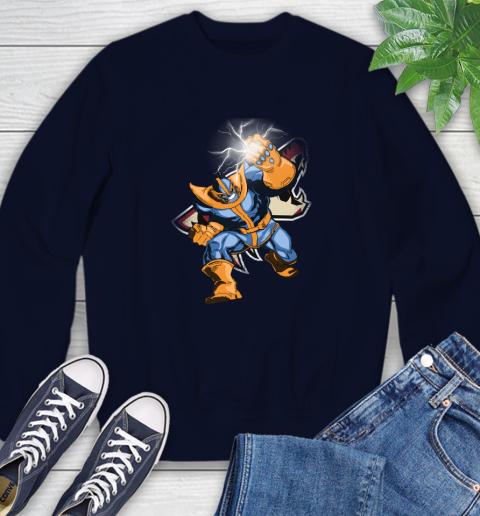 Arizona Coyotes NHL Hockey Thanos Avengers Infinity War Marvel Sweatshirt 2