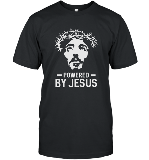 Men_s Powered By Jesus T Shirt T-Shirt