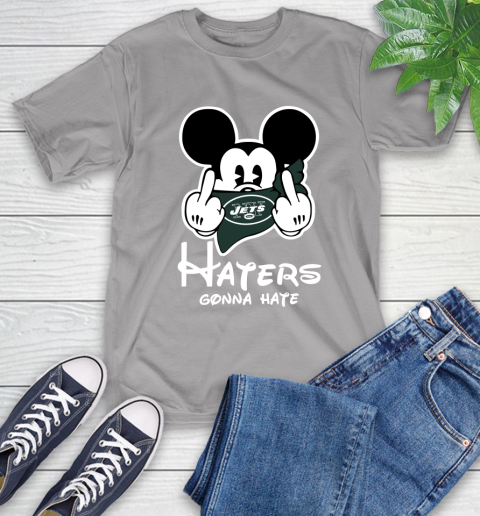 NFL New York Jets Haters Gonna Hate Mickey Mouse Disney Football T Shirt T-Shirt 6