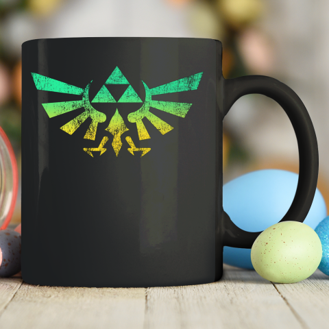 Triforce Shirt Legend of Zelda Ceramic Mug 11oz