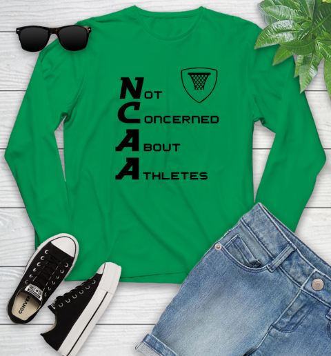Not Concerned About Athletes Youth Long Sleeve 4