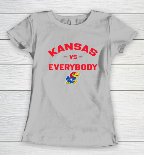 Kansas Jayhawks Vs Everybody Women's T-Shirt 3