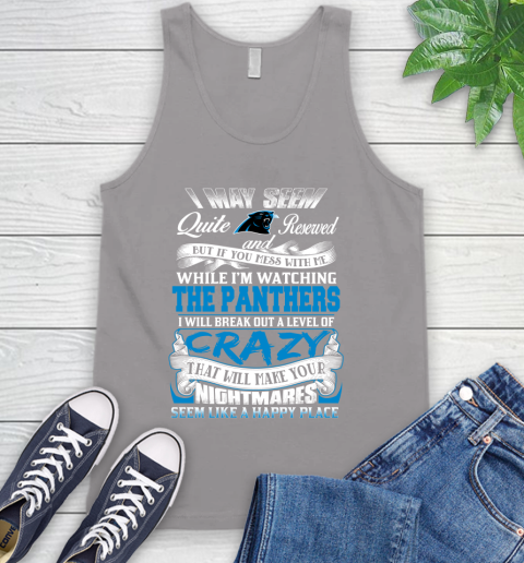 Carolina Panthers NFL Football Don't Mess With Me While I'm Watching My Team Tank Top 3