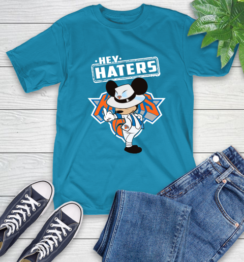 NBA Hey Haters Mickey Basketball Sports New York Knicks T-Shirt 9