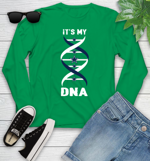 Dallas Cowboys NFL Football It's My DNA Sports Youth Long Sleeve 7