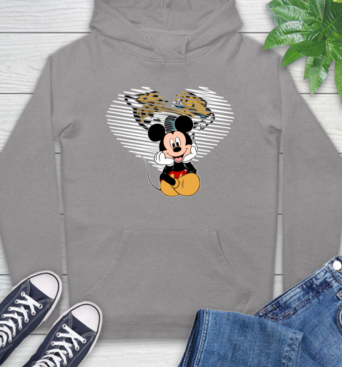 NFL Jacksonville Jaguars The Heart Mickey Mouse Disney Football T Shirt_000 Hoodie 6