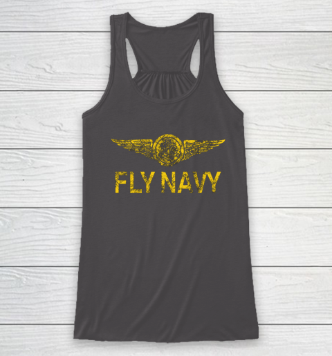 Fly Navy Shirt Racerback Tank 7